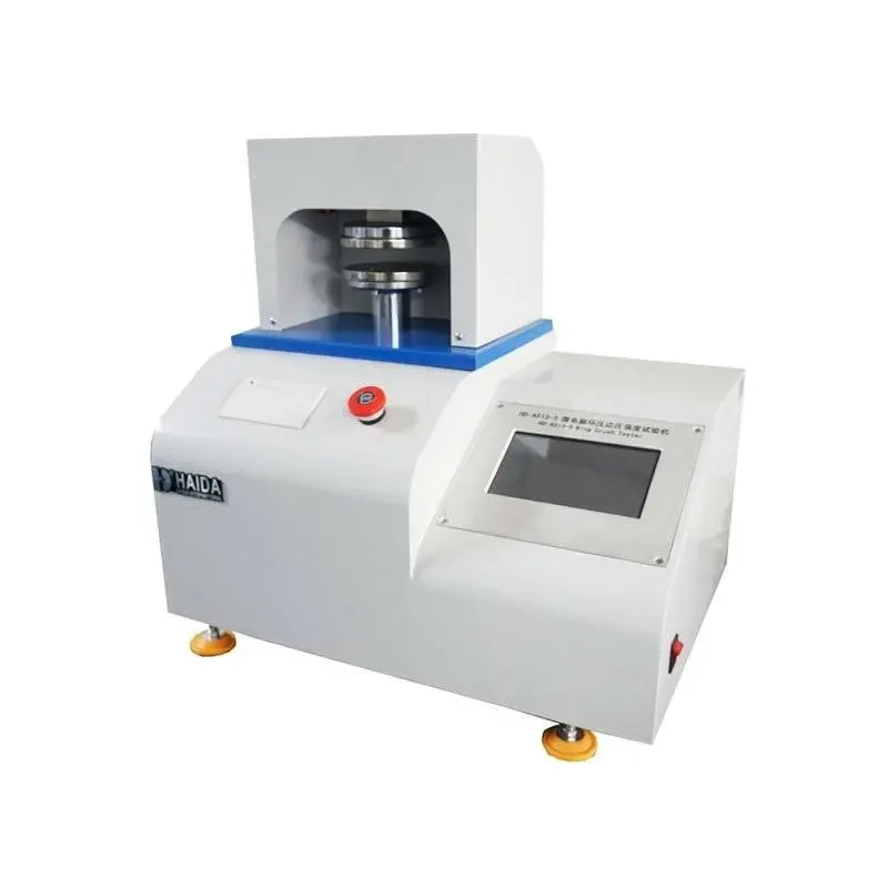 Edge crush tester for corrugated board samples