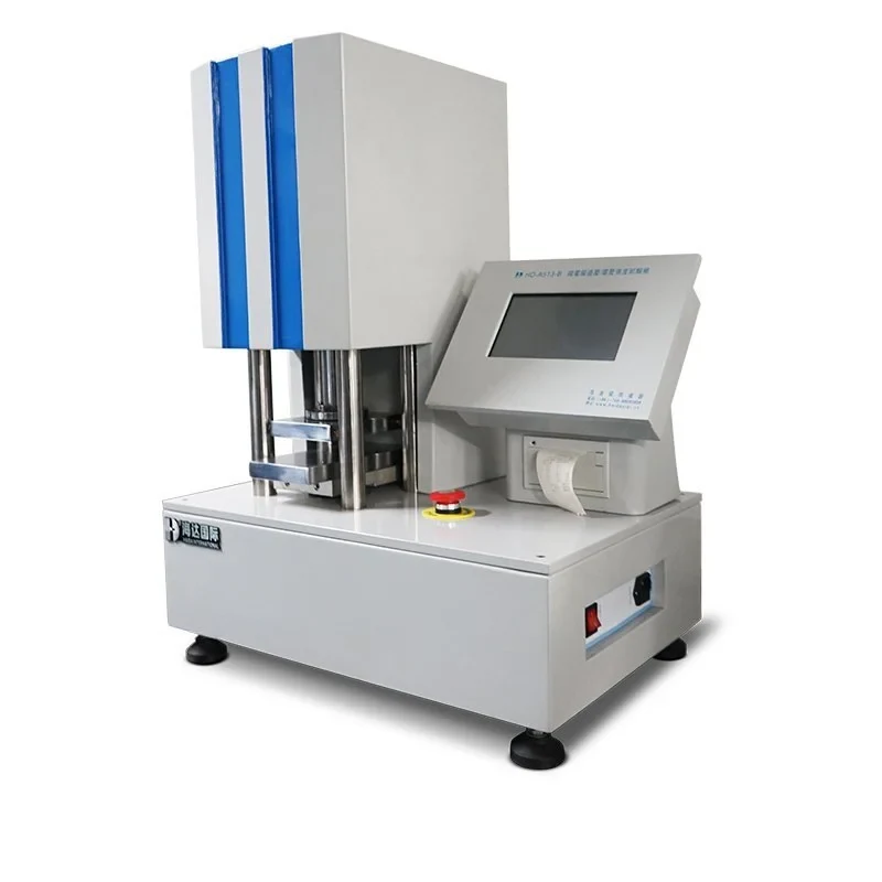 Ring crush tester in the quality laboratory